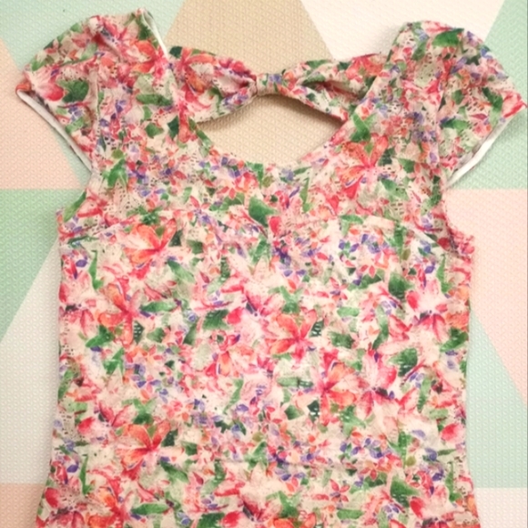 FREE PEOPLE LACE BODYCON MINI DRESS S - Picture 2 of 16